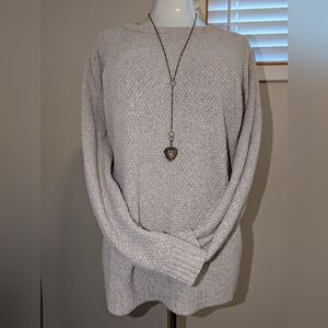 ☕🧤Cozy Soft Crochet Knit Oatmeal Sweater